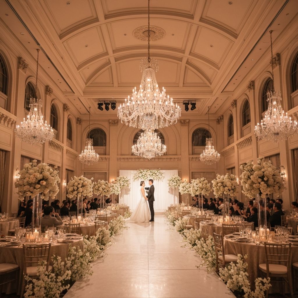 Beautiful wedding celebration at our luxury venue